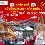 KHÁM PHÁ XỬ SỞ KIM CHI – HÀN QUỐC (SEOUL – TRƯỢT TUYẾT – LOTTE WORLD)