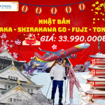 NHẬT BẢN (OSAKA – SHIRAKAWA GO – FUJI – TOKYO)