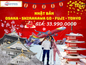 NHẬT BẢN (OSAKA – SHIRAKAWA GO – FUJI – TOKYO)